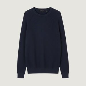 Strellson Sweater Anton-R‎ Mercerized Cotton Blue Small